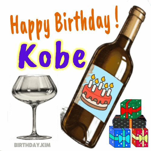 Happy Birthday Kobe gif