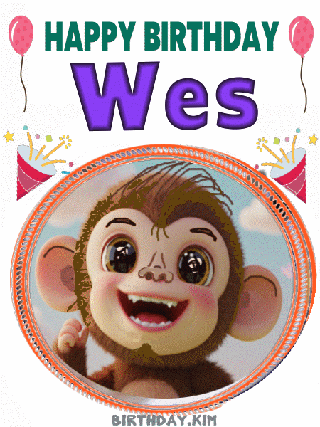 Happy Birthday Wes gif