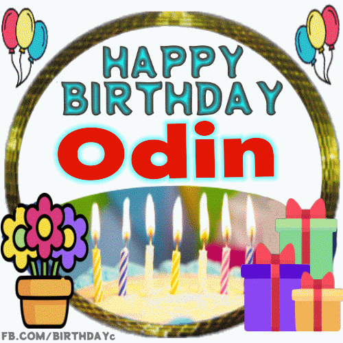 Happy Birthday Odin gif