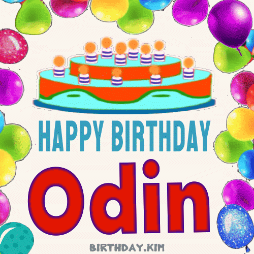 Happy Birthday Odin gif