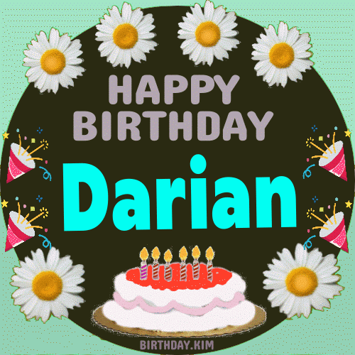 Happy Birthday Darian gif