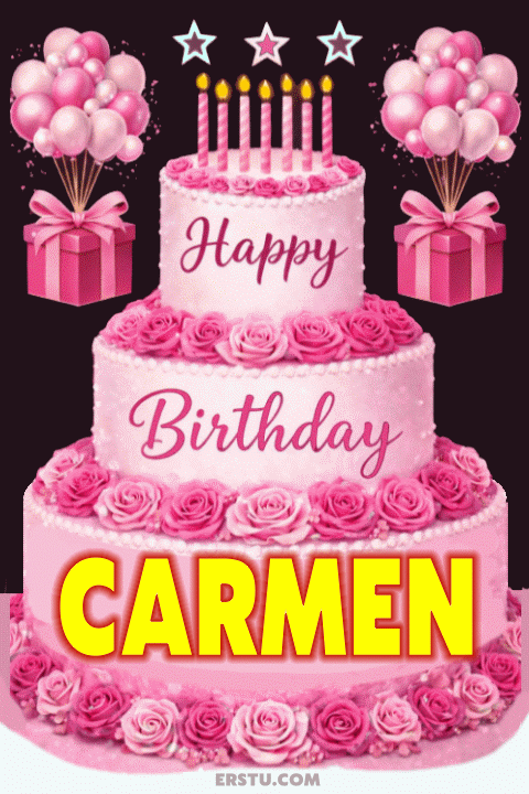 Happy Birthday Carmen Gif