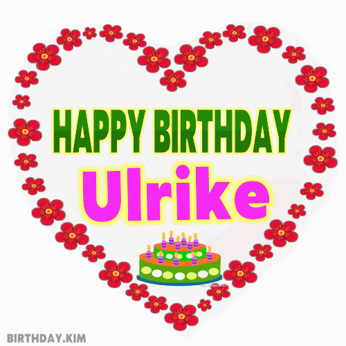 happy birthday Ulrike gif