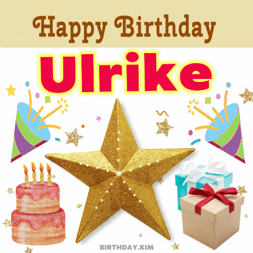 happy birthday Ulrike gif