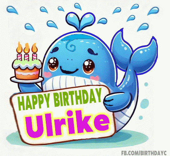 happy birthday Ulrike gif
