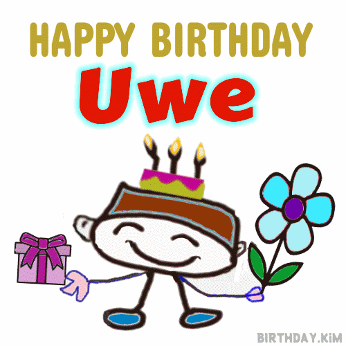happy birthday Uwe gif
