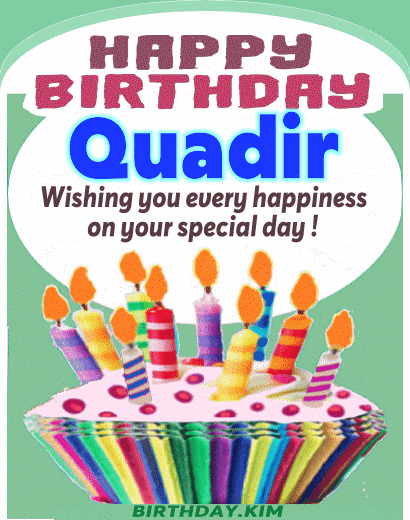 Happy Birthday Quadir gif
