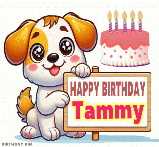 Happy Birthday Tammy gif