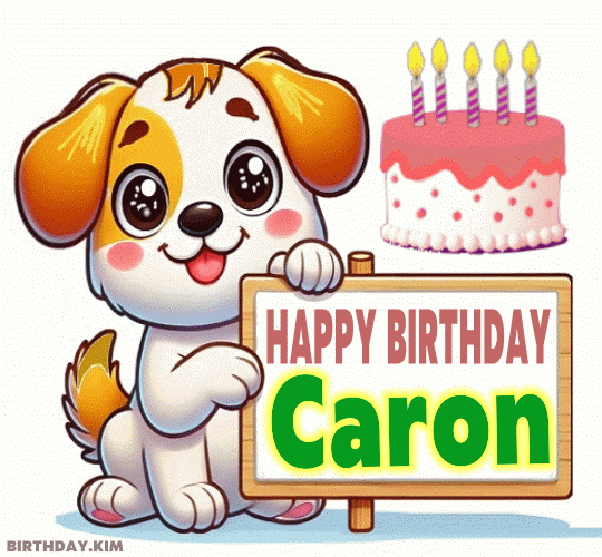 Happy Birthday Caron gif