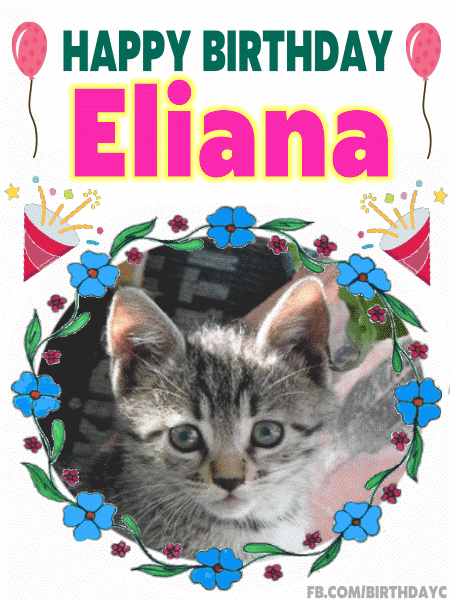 Happy Birthday Eliana gif