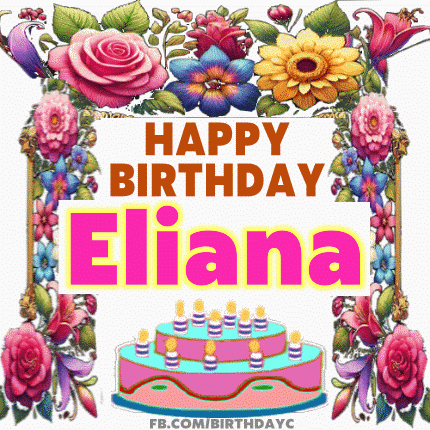 Happy Birthday Eliana gif