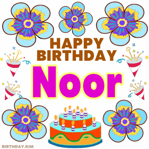 Happy Birthday Noor gif