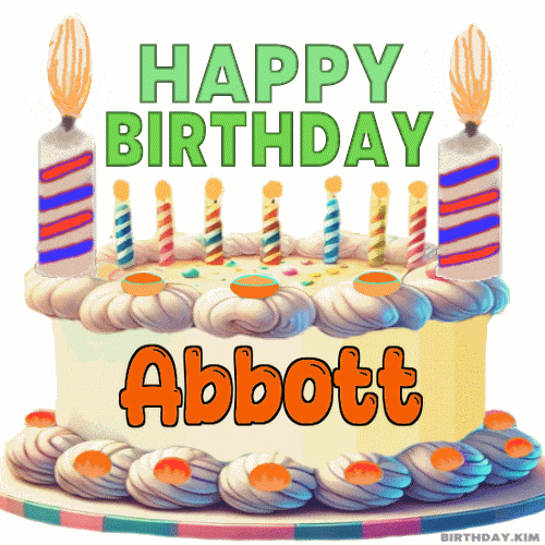 Happy Birthday Abbott GIF
