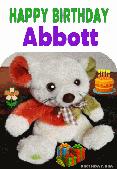 Happy Birthday Abbott GIF