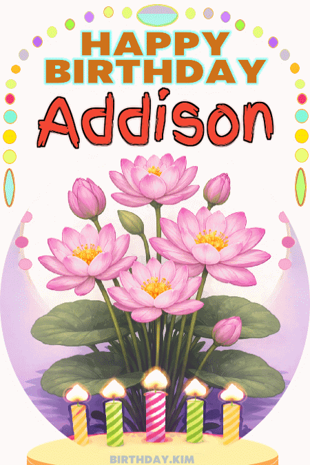Happy Birthday Addison GIF