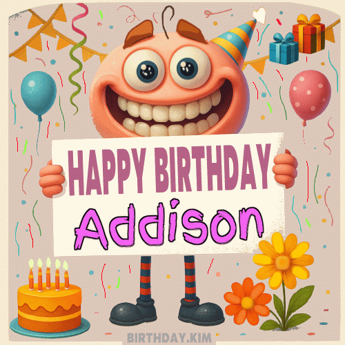 Happy Birthday Addison GIF