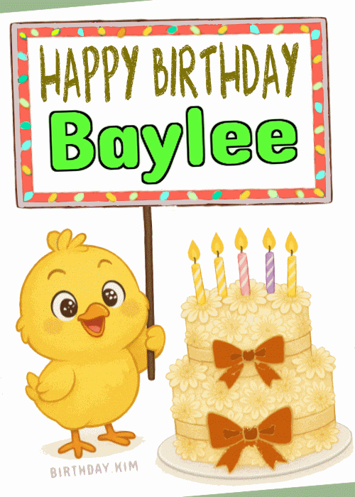 Happy Birthday Baylee GIF