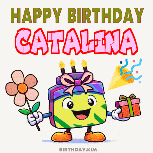 Happy Birthday Catalina GIF