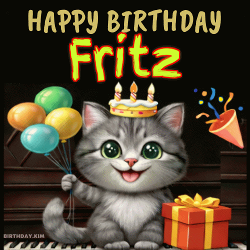 Happy Birthday Fritz GIF