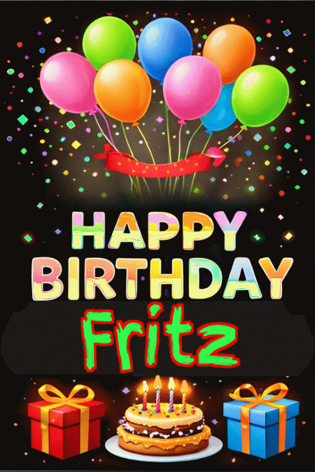 Happy Birthday Fritz GIF