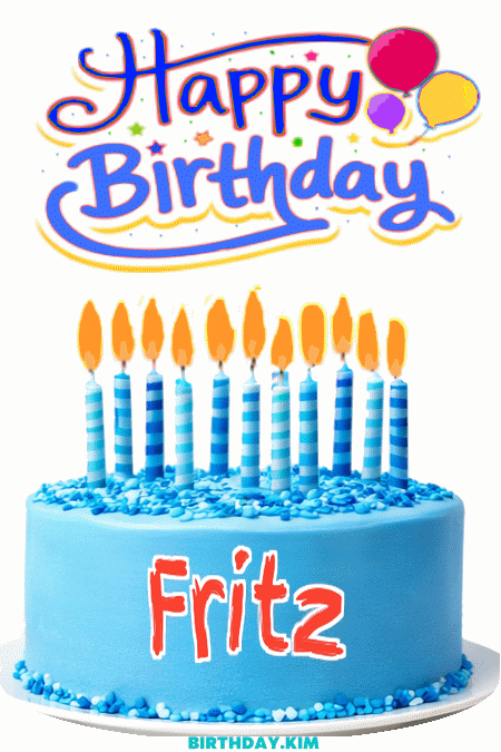 Happy Birthday Fritz GIF