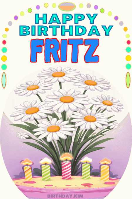 Happy Birthday Fritz GIF