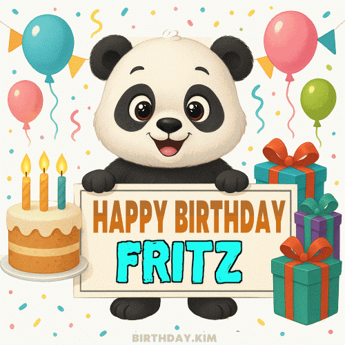 Happy Birthday Fritz GIF