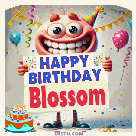 Happy Birthday Blossom Gif