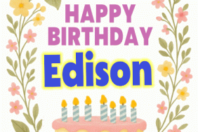 happy birthday Edison gif