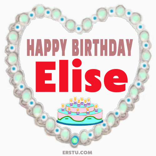Happy Birthday Elise Gif