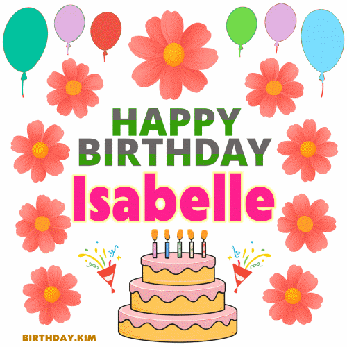 Happy Birthday Isabelle
