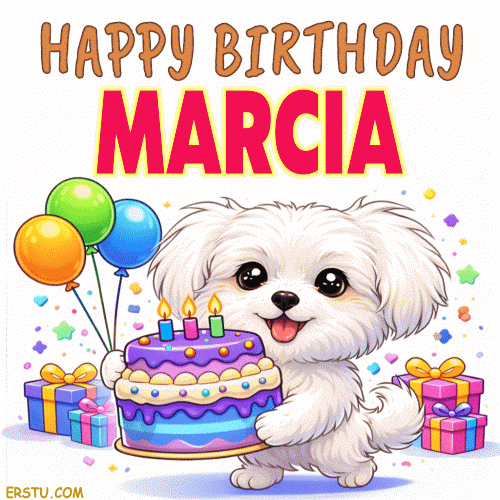 HAPPY BIRTHDAY Marcia GIF