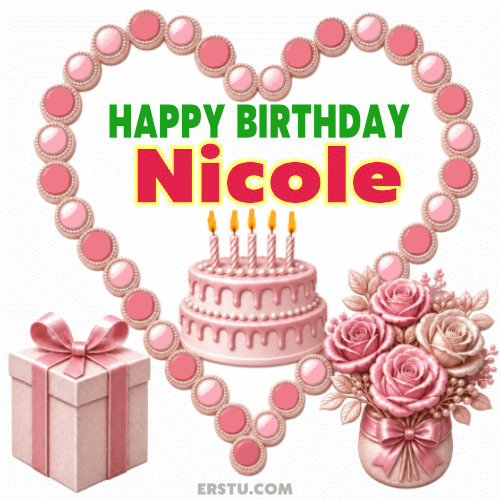 Happy Birthday Nicole Gif