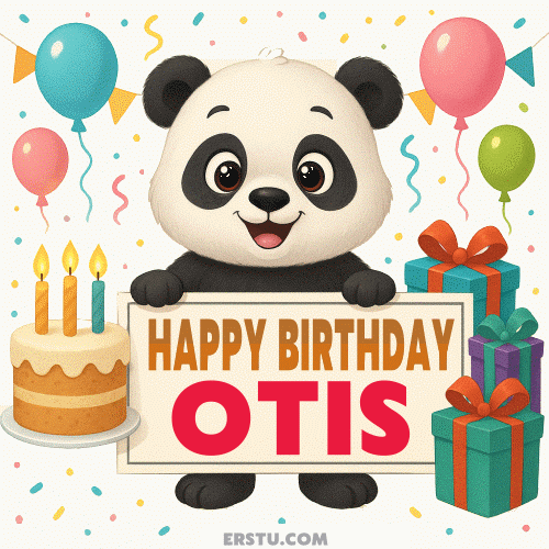 Happy Birthday Otis gif