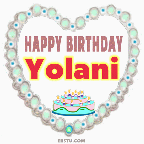 Happy Birthday Yolani Gif