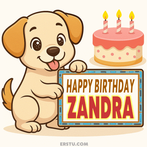 Happy Birthday Zandra GIF