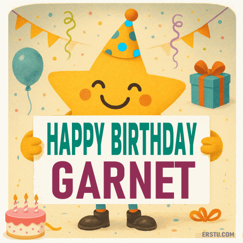 Happy Birthday Garnet Gif