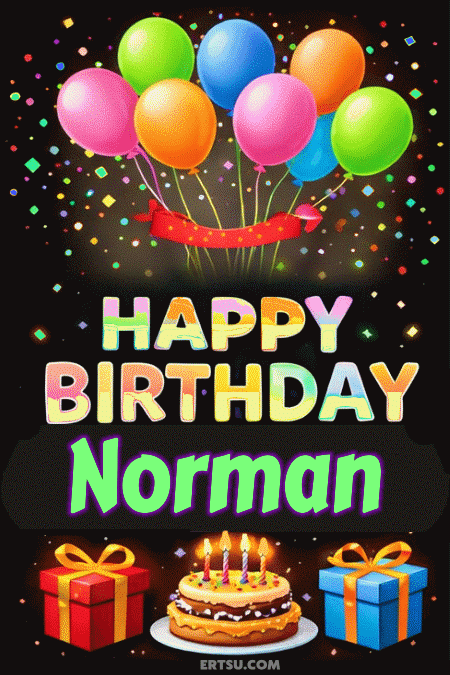 Happy Birthday Norman gif