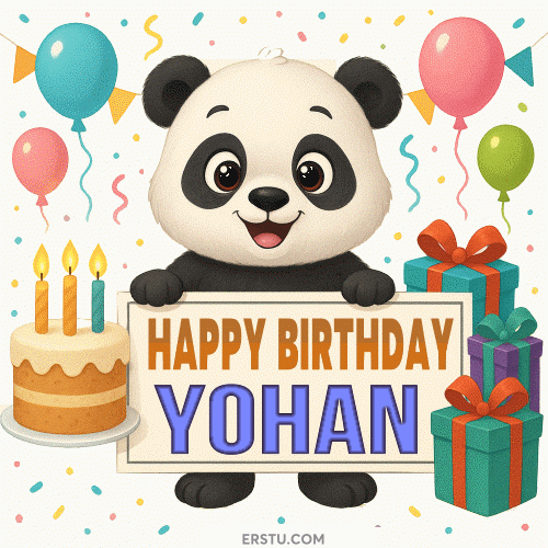 Happy Birthday Yohan Gif