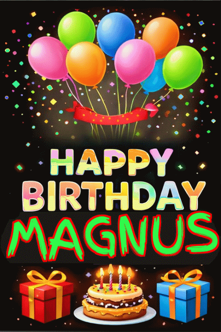 Happy Birthday Magnus GIF