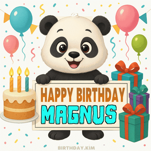 Happy Birthday Magnus GIF