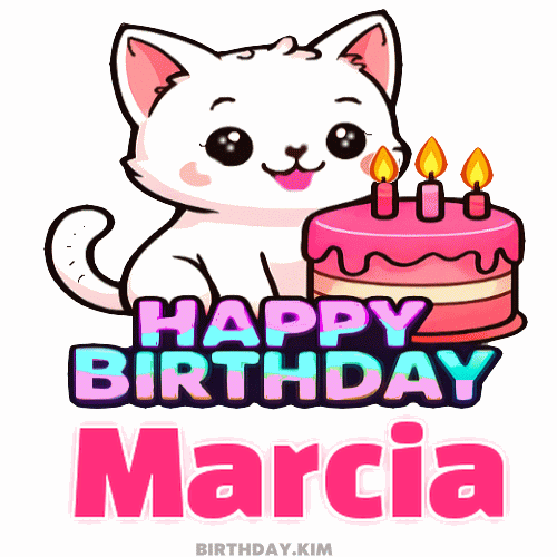 Happy Birthday Marcia GIF