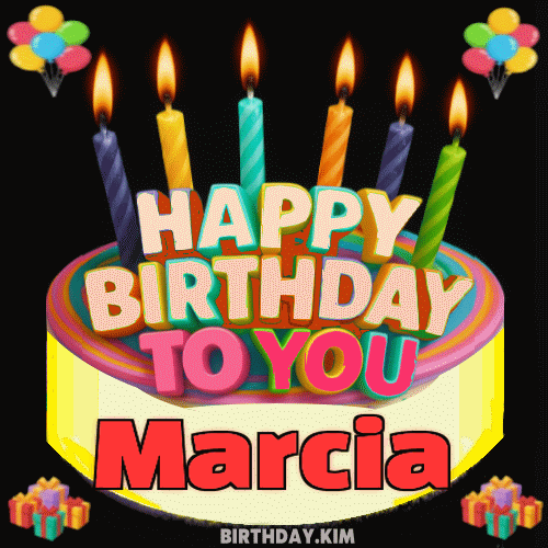 Happy Birthday Marcia GIF