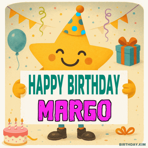Happy Birthday Margo GIF