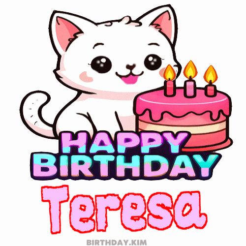 Happy Birthday Teresa GIF