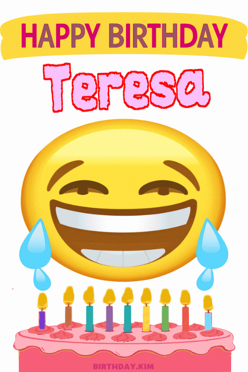 Happy Birthday Teresa GIF