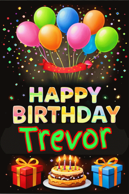 Happy Birthday Trevor GIF