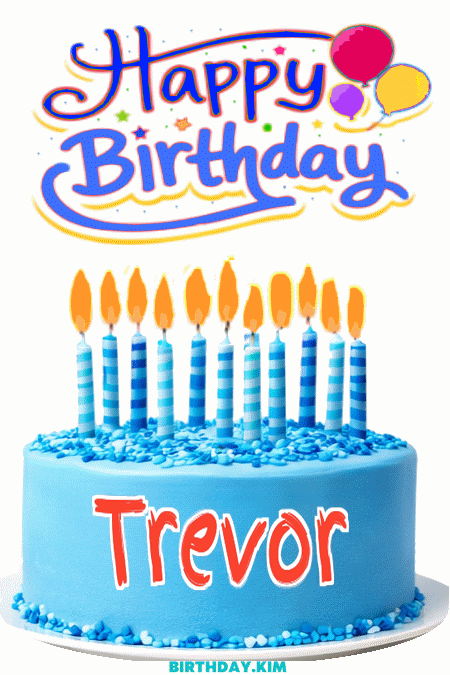 Happy Birthday Trevor GIF