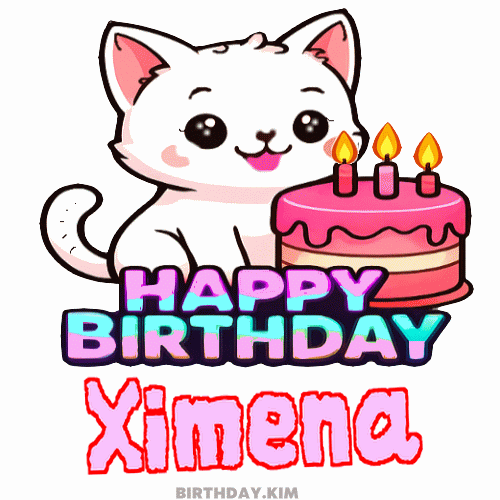 Happy Birthday Ximena GIF