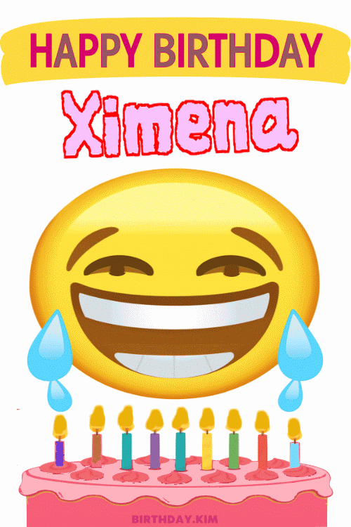 Happy Birthday Ximena GIF